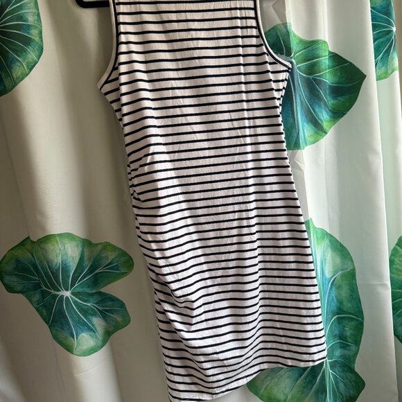 BTFBM Women 2025 Summer Sleeveless Tank Dresses Crew Neck Slim Fit Short Casual - Picture 4 of 5